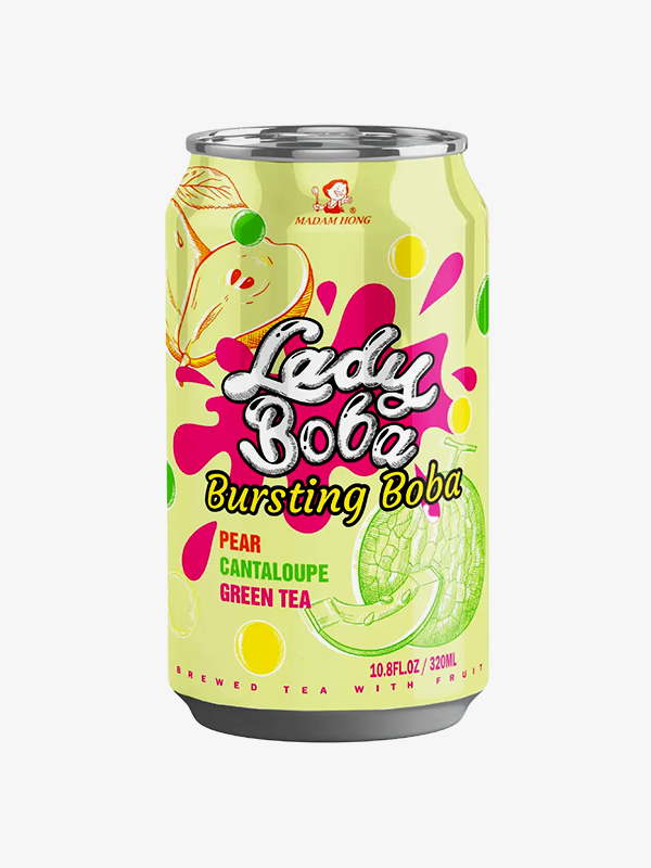 Lady Boba Bubble Tea Pear & Melon 320ml