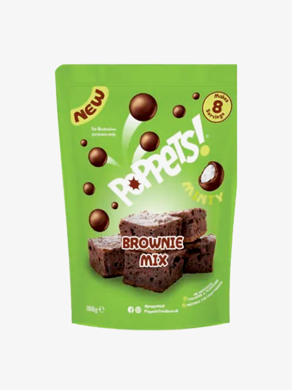 Poppets Brownie Mix Mint 180g