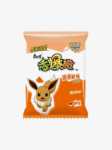 Pokémon Crispy Dry Snack Noodles Spicy Crab Flavor 33g