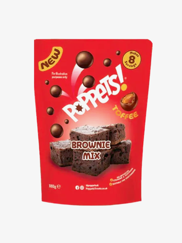 Poppets Brownie Mix Toffee 180g