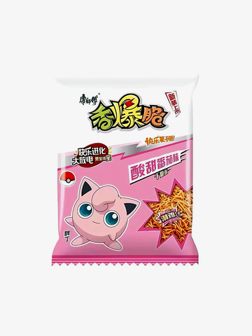 Pokémon Crispy Dry Snack Noodles Sweet & Sour Tomato Flavor 33g