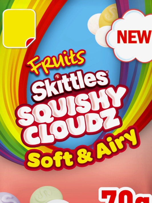 Skittles Fruit Squishy Cloudz 70g