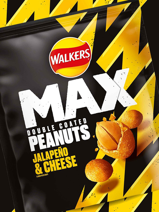 Walkers Max Peanuts Jalapeno & Cheese 175g