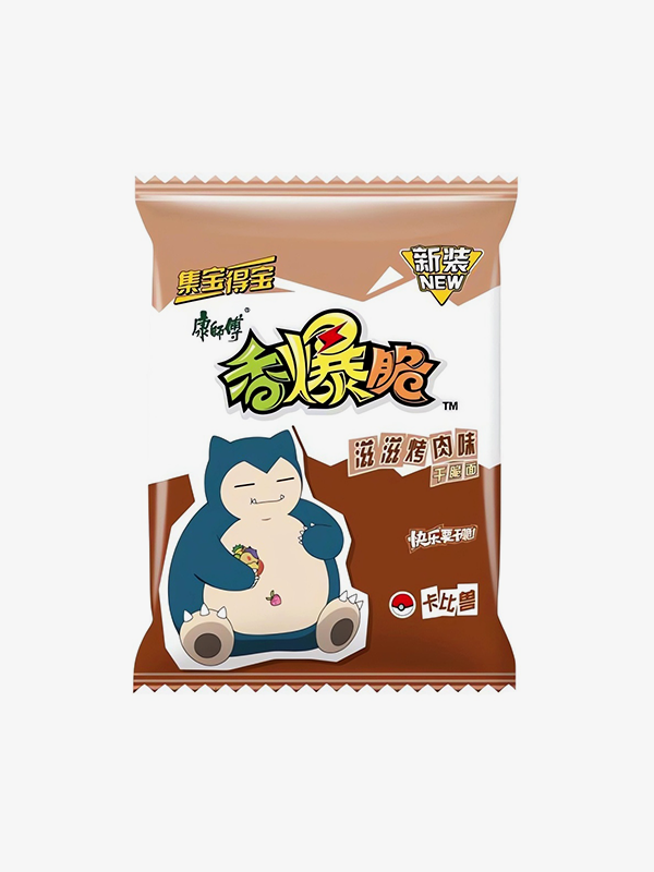 Pokémon Crispy Dry Snack Noodles BBQ Flavor 33g