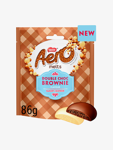 Aero Melts Double Chocolate Brownie Bag 86g
