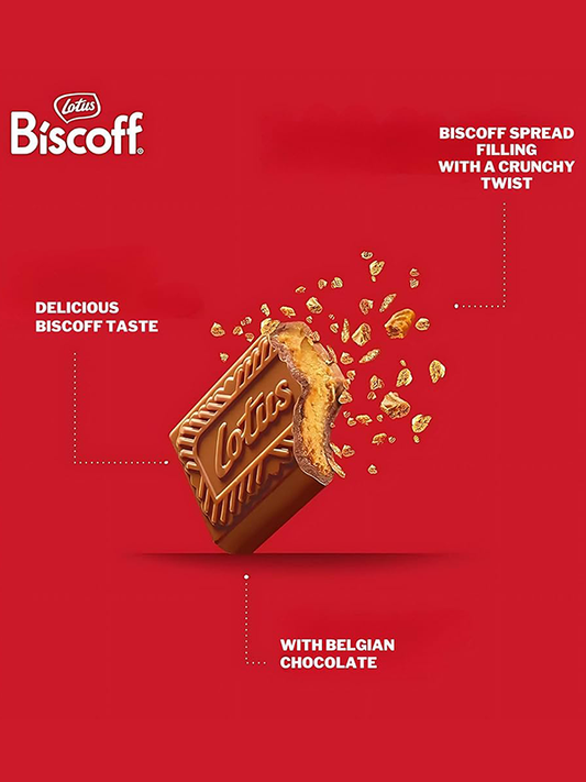 Lotus Biscoff Milk Chocolate & Speculoos Bar 180g