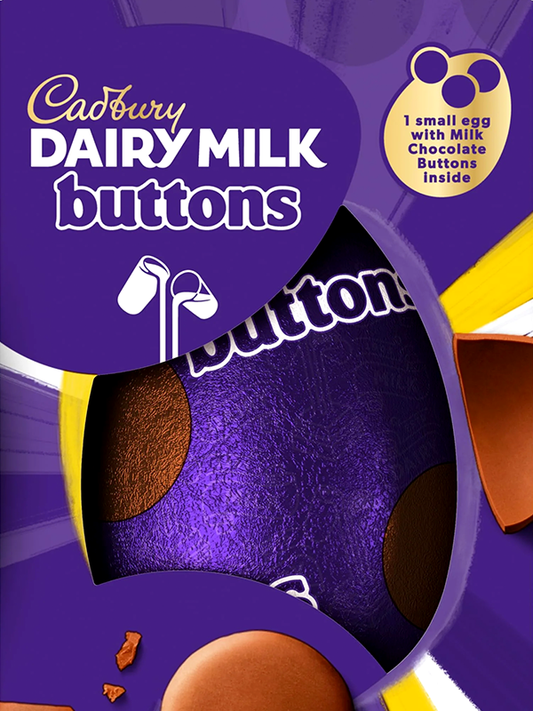 Cadbury Chocolate Buttons Egg 90g