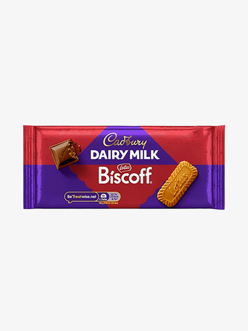 Cadbury Dairy Milk Biscoff Chocolate Bar 95g