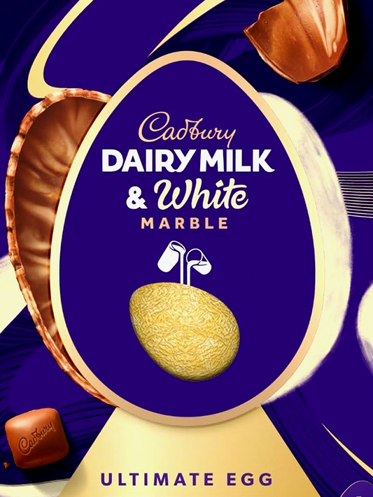 Cadbury Dairy Milk Half & Half Ultimate Easter Egg 360g