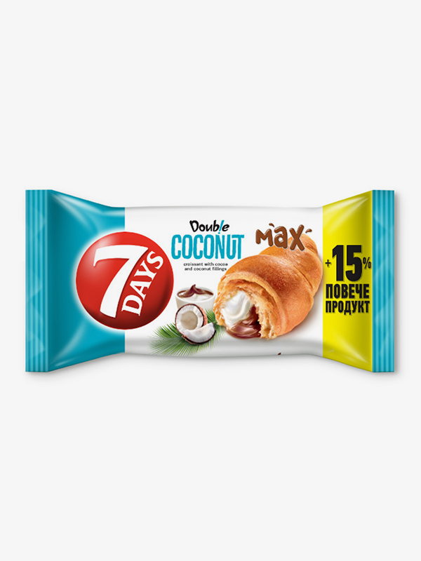 Croissant 7Days Double Coconut & Cocoa 80g
