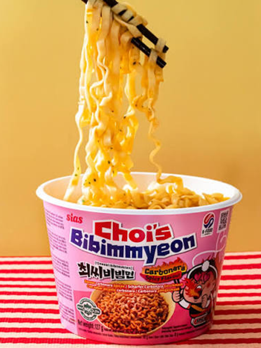 Choi's Instant Noodles Carbonara Spicy Cup 127g