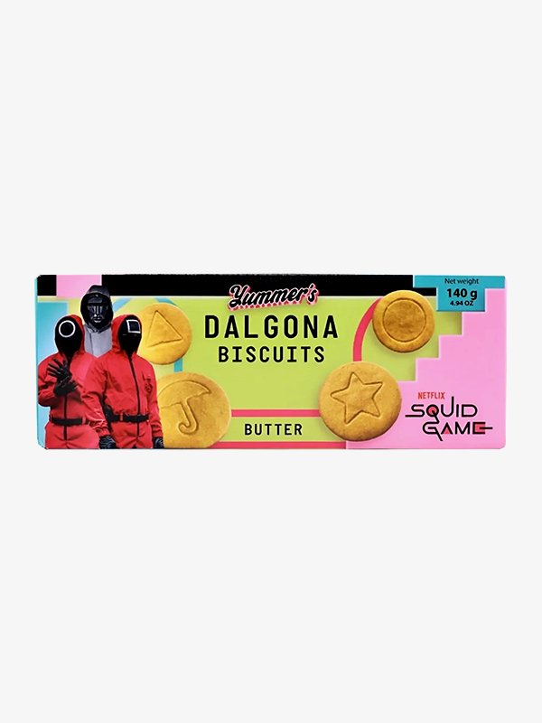 Squid Game Dalgona Butter Biscuits 140g