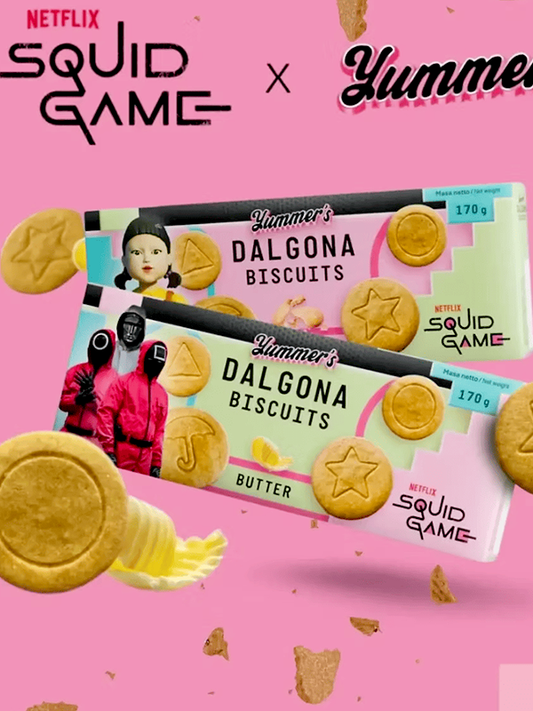 Squid Game Dalgona Butter Biscuits 140g