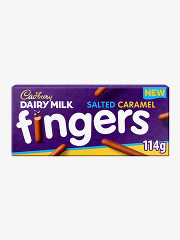 Cadbury Salted Caramel Fingers 114g