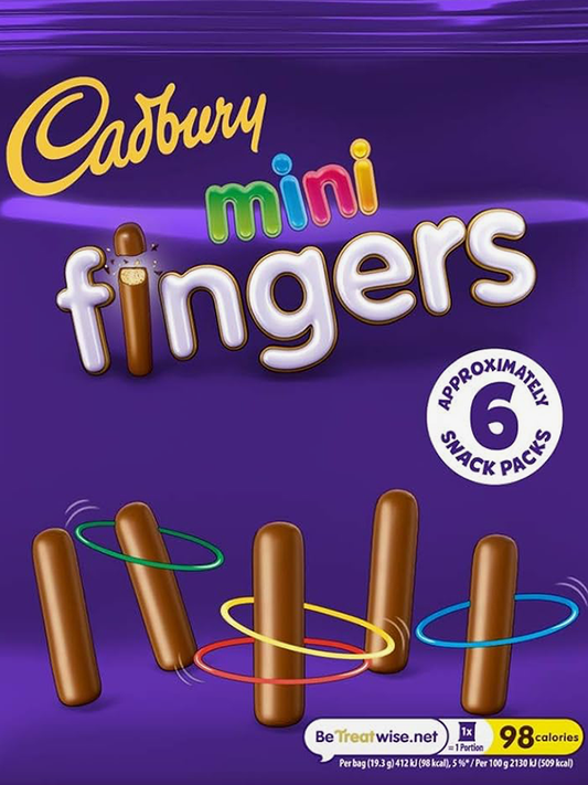 Cadbury Mini Fingers 115g
