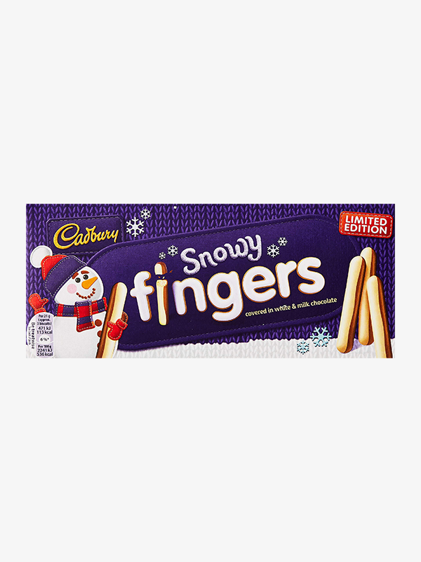 <tc>Cadbury Snowy Fingers 115g</tc>