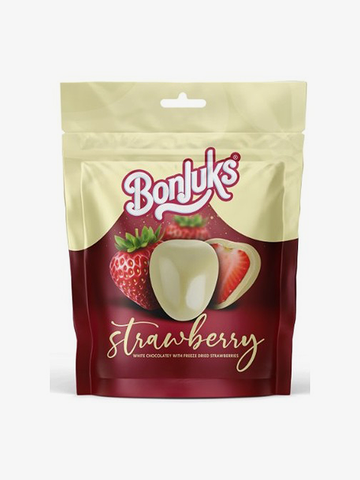 Freeze Dried Φράουλες με Επικάλυψη Λευκής Σοκολάτας 80g