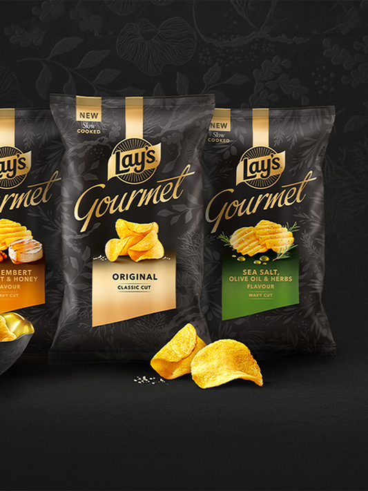 Lay's Gourmet Sea Salt, Olive Oil & Herbs Chips 145g