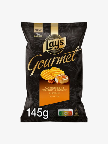 Lay's Gourmet Camembert Walnut & Honey Chips 145g