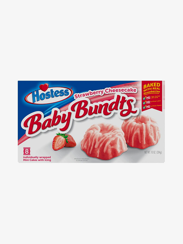 Hostess Baby Bundts Strawberry 284g