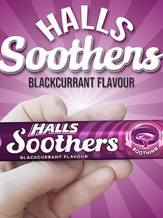 Halls Soothers Blackcurrant 45g