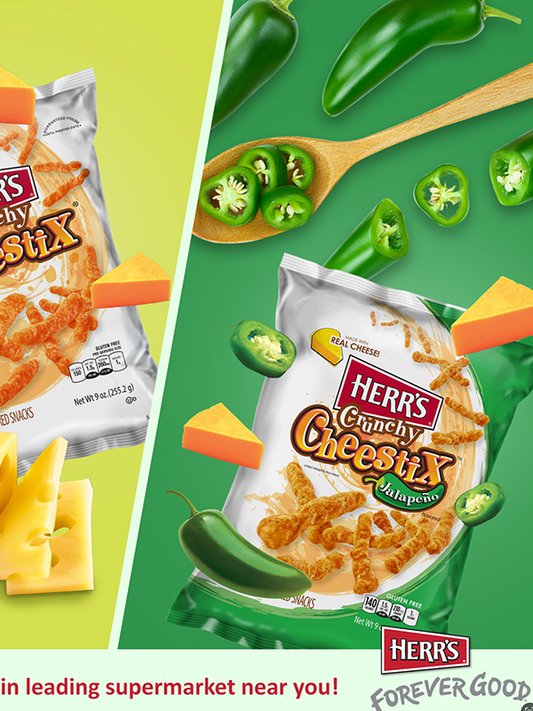 Herr's Crunchy Jalapeno Cheestix 227g