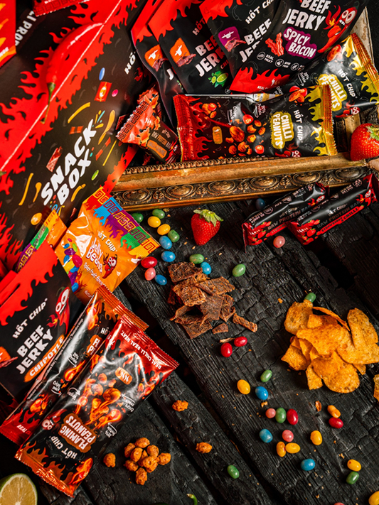 Hot Chip Beef Jerky Spicy Bacon 25g