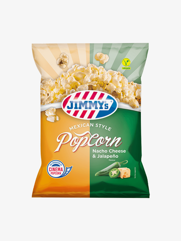 Jimmy's Popcorn Nacho Cheese & Jalapeño 90g