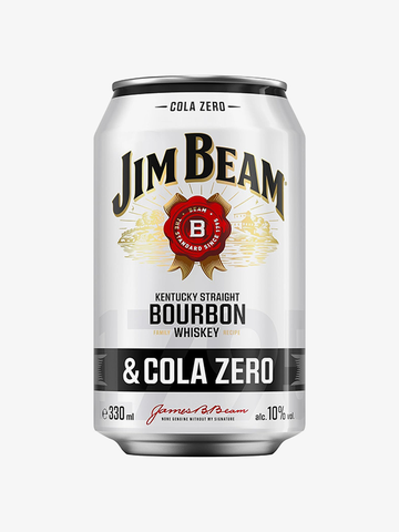 Jim Beam Whiskey & Cola Zero 330ml
