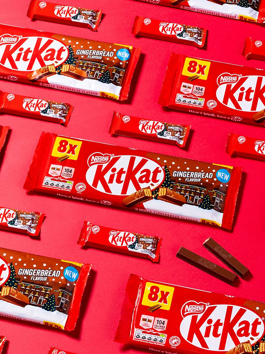 KitKat 2 Finger Gingerbread 8 Pack Multipack 165.6g
