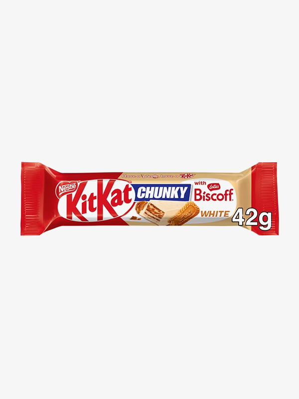 KitKat Chunky Lotus Biscoff White 42g