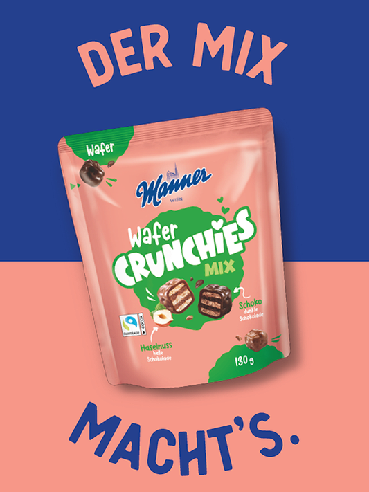 Manner Wafer Crunchies Mix 130g