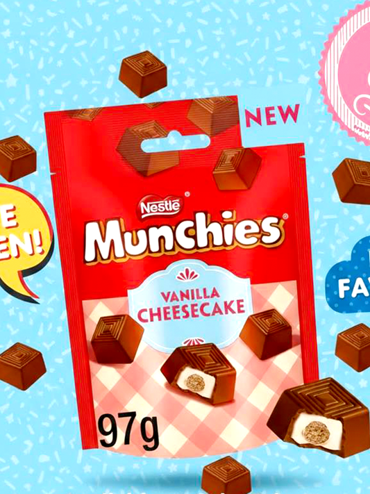 Munchies Chocolate Vanilla Cheesecake Sharing Bag 97g