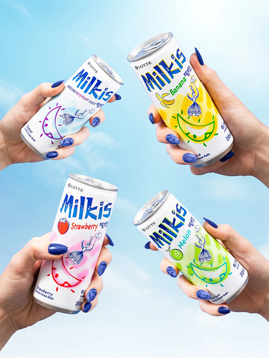 Milkis Strawberry Soft Drink 250ml