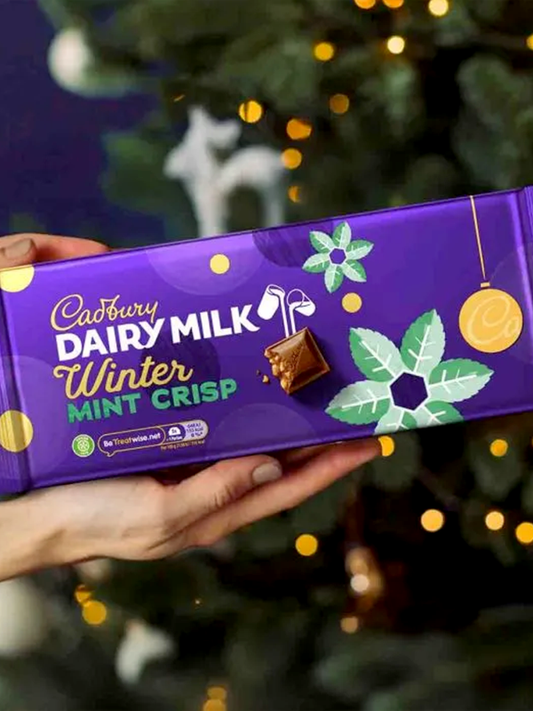 Cadbury Dairy Milk Mint Crisp Chocolate Bar 360g