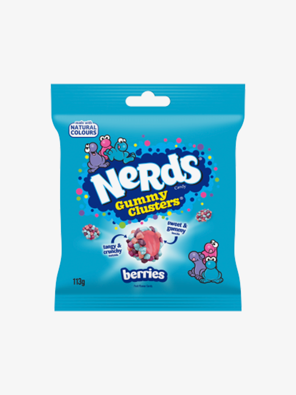 Nerds Gummy Clusters Bag Berries 113g