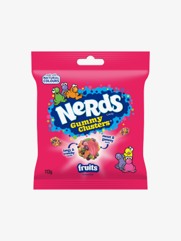 Nerds Gummy Clusters Bag Fruits 113g
