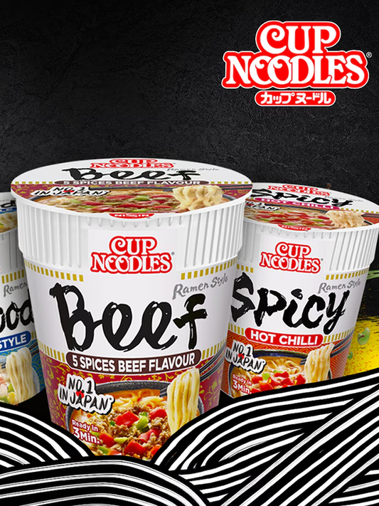 Nissin Cup Noodles 5 Spices Beef Aromatic Spicy Soup 64g