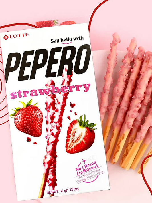 Pepero Strawberry Cookie 32g