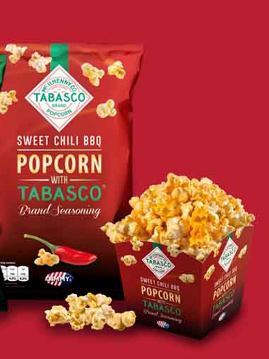 Jimmy's Popcorn Tabasco Sweet Chili BBQ 90g