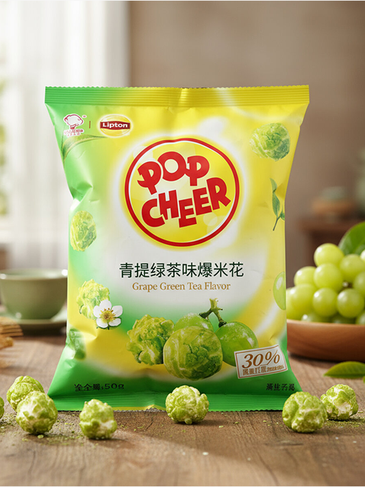 Lipton Popcorn Green Tea Grape 50g