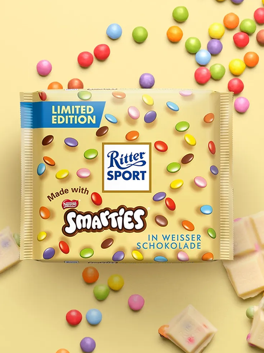 Ritter Sport Smarties Λευκή Σοκολάτα 100g