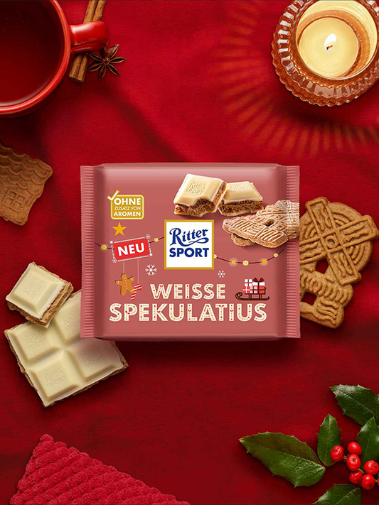 Ritter Sport White Spekuloos 100g