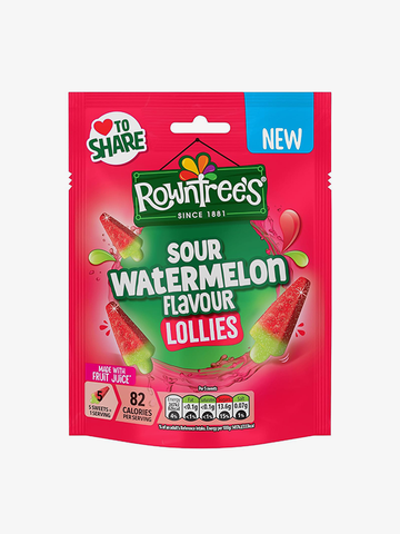 Rowntree's Sour Watermelon Lollies 130g