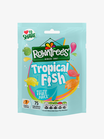 Rowntrees Tropical Fish Pouch 115g