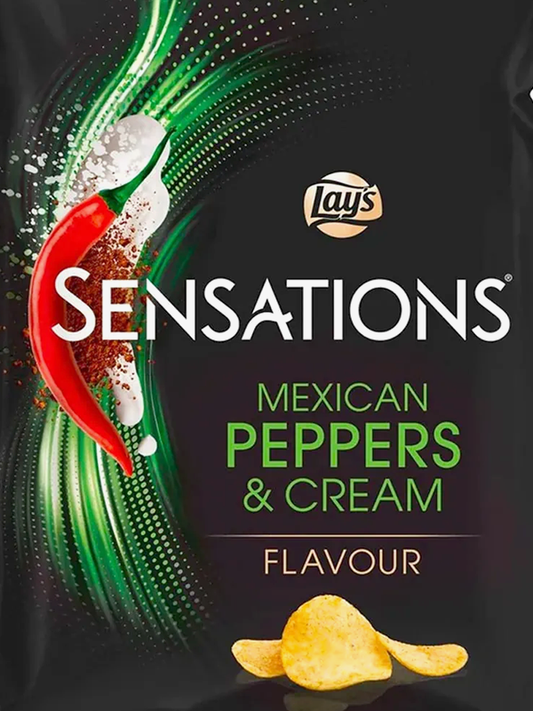 Lay's Sensations Mexican Peppers & Cream 150g