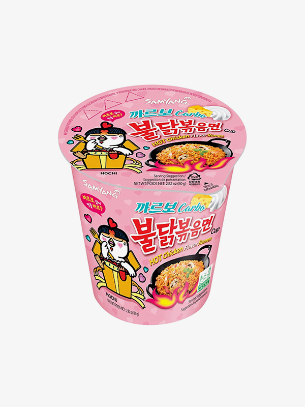 Samyang Καυτερά Ramen σε Μπολ Κοτόπουλο Καρμπονάρα 80g