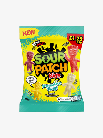 Sour Patch Kids Paradise Twist (Tropical) 105g