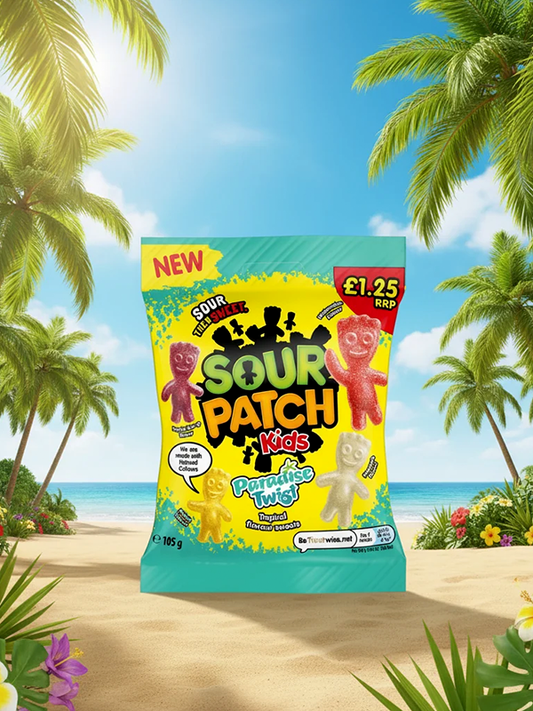 Sour Patch Kids Paradise Twist (Tropical) 105g