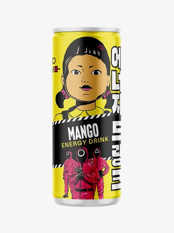 Squid Game Energy Drink Mango 250ml